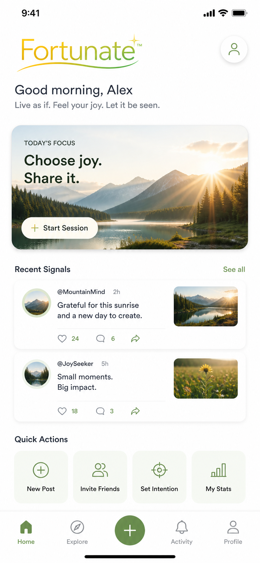 Fortunate app
